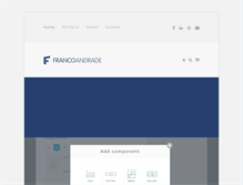Tablet Screenshot of francoandrade.com